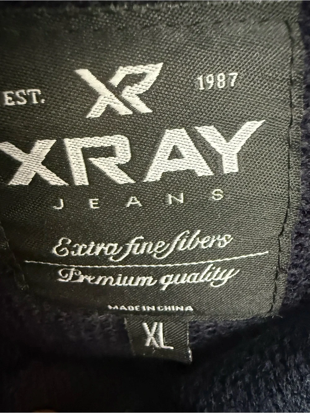 Xray Men's Knit Southwestern Knit Hooded Acrylic Blend Sweater Sz XL